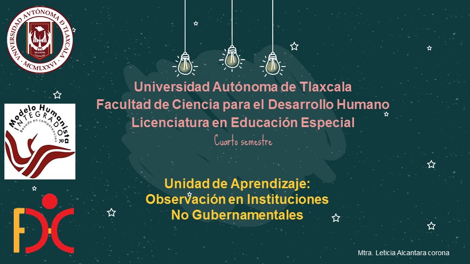 Observación en Instituciones No Gubernamentales 